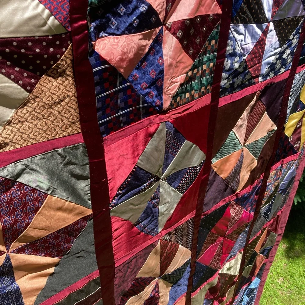 Quilt beautiful colors and patterns handmade